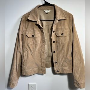 Casual corduroy brown jacket